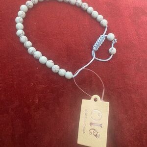 Beautiful Beaded Bracelet with Adjustable Cord new with tags